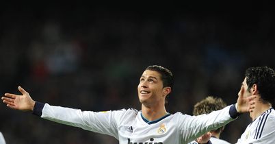Cristiano Ronaldo: Scored a hat-trick in the victory over Sevilla
